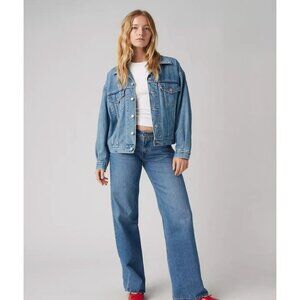 Levi's 28x30 Premium Low Loose Women's Jeans Real Recognize Real Medium Wash